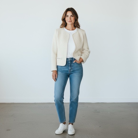 Cotton On Jackets & Blazers - Outer Wear designed in Australia boieled wool open jacket sz xs tan beige